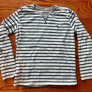 Reserva Brasil Striped Long Sleeve Tee - Navy & White